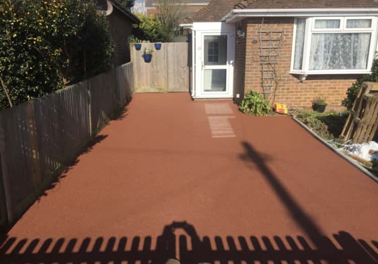 This is a photo of a new Resin bound installed in a drive carried out in a district of Bolton. All works done by Resin Driveways